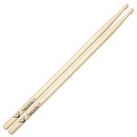 Vater Traditional 7A Hickory Wood Tip Drumsticks Pair Front View